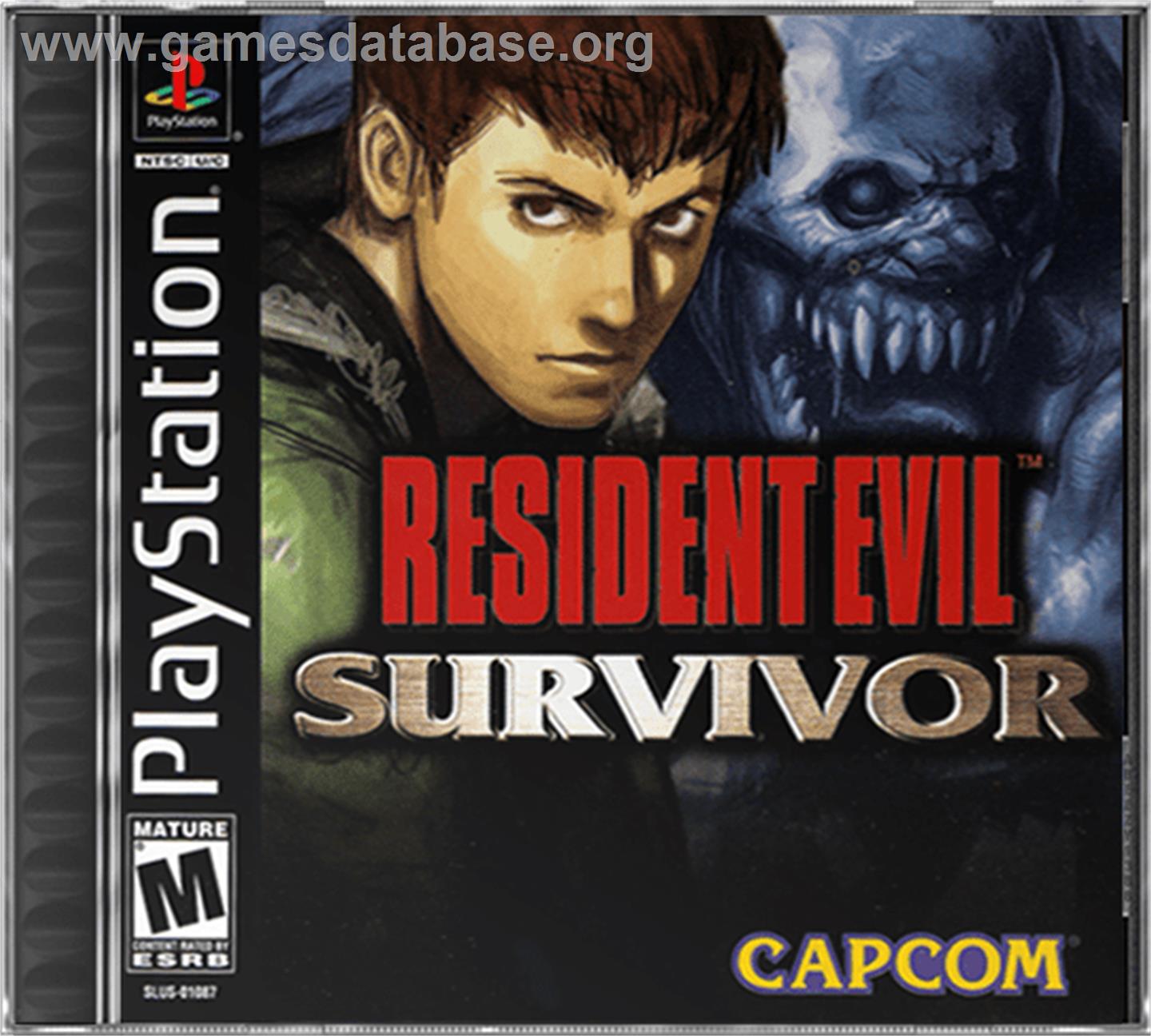 Resident Evil: Survivor - Sony Playstation - Artwork - Box