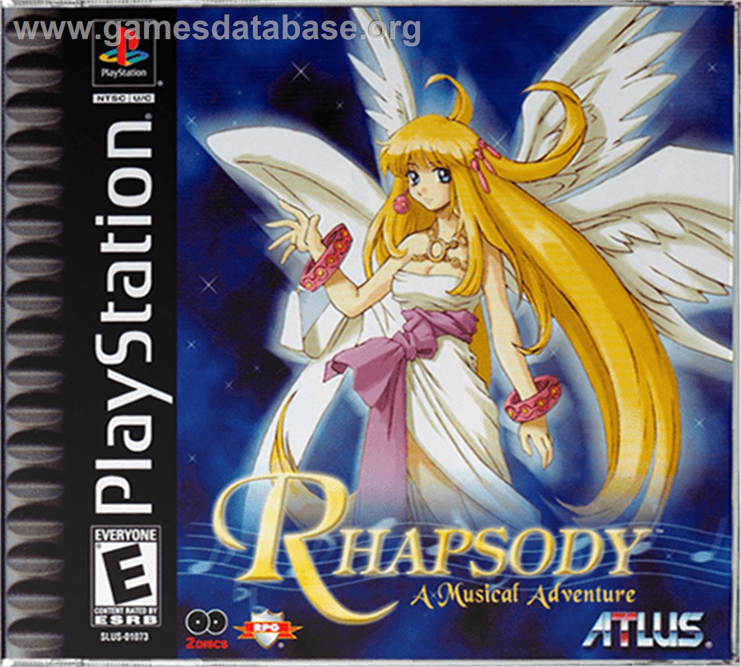 Rhapsody: A Musical Adventure - Sony Playstation - Artwork - Box