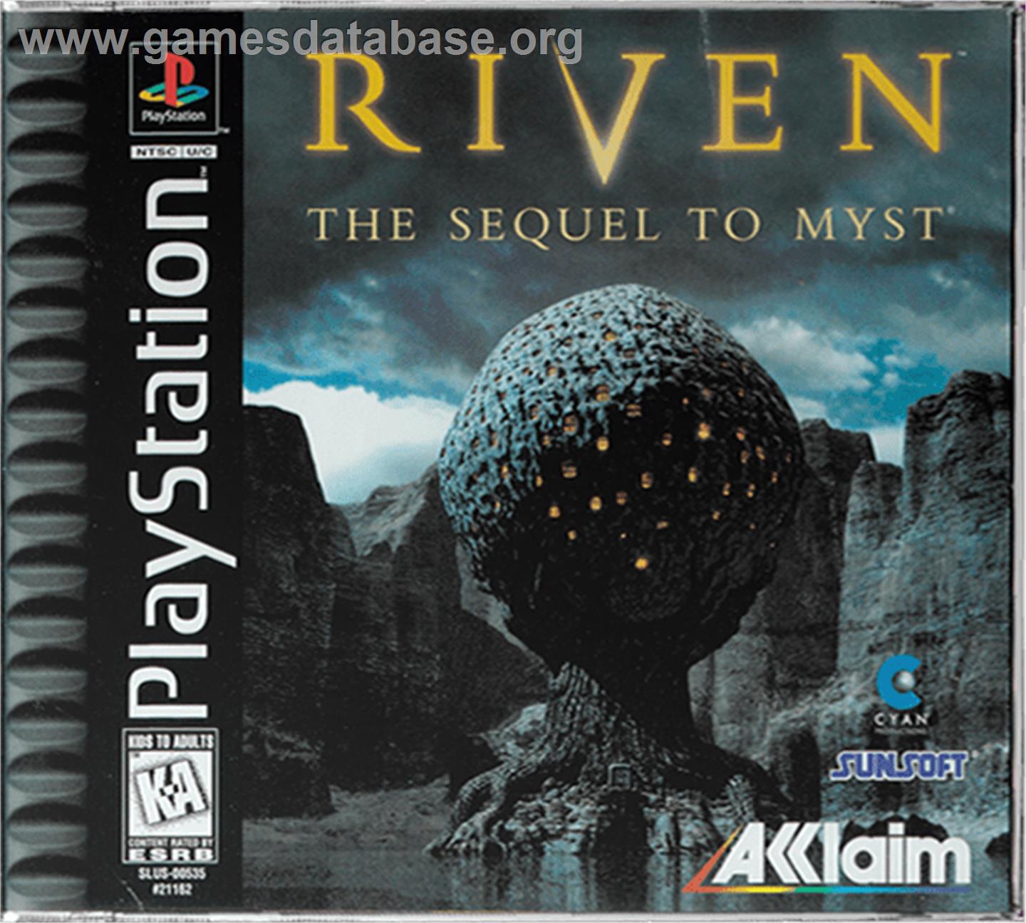 Riven: The Sequel to Myst - Sony Playstation - Artwork - Box