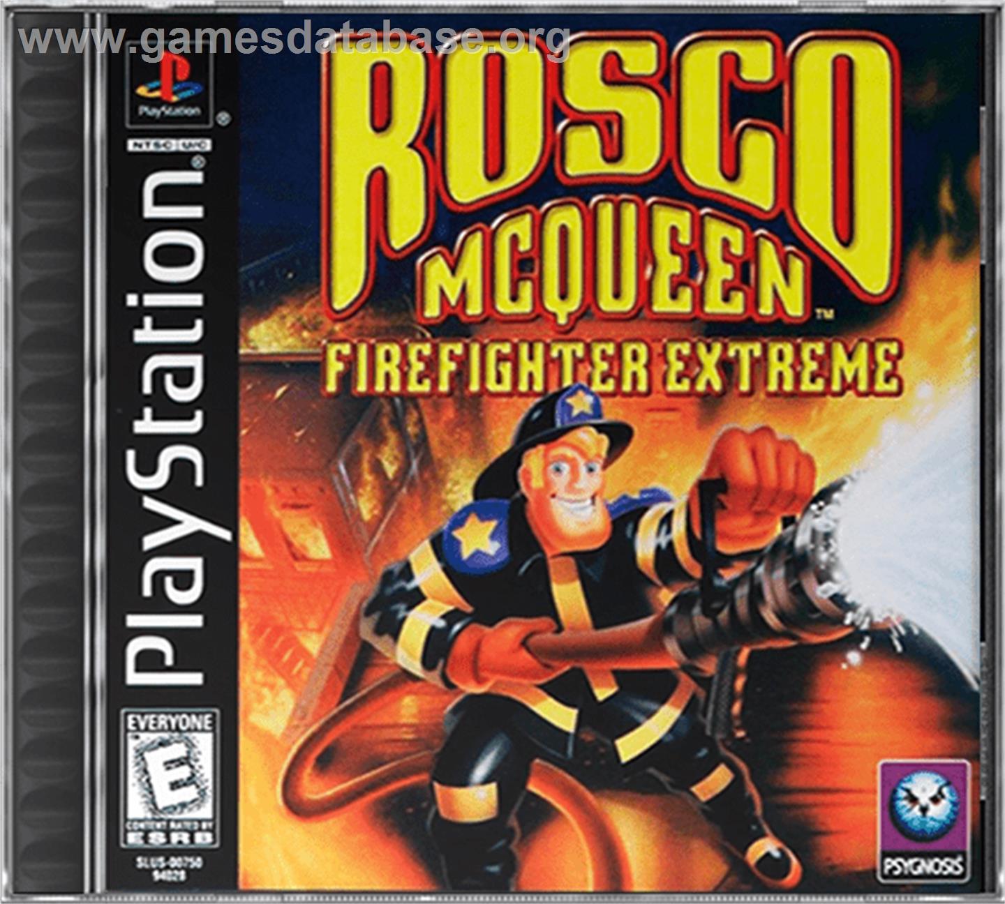 Rosco McQueen Firefighter Extreme - Sony Playstation - Artwork - Box