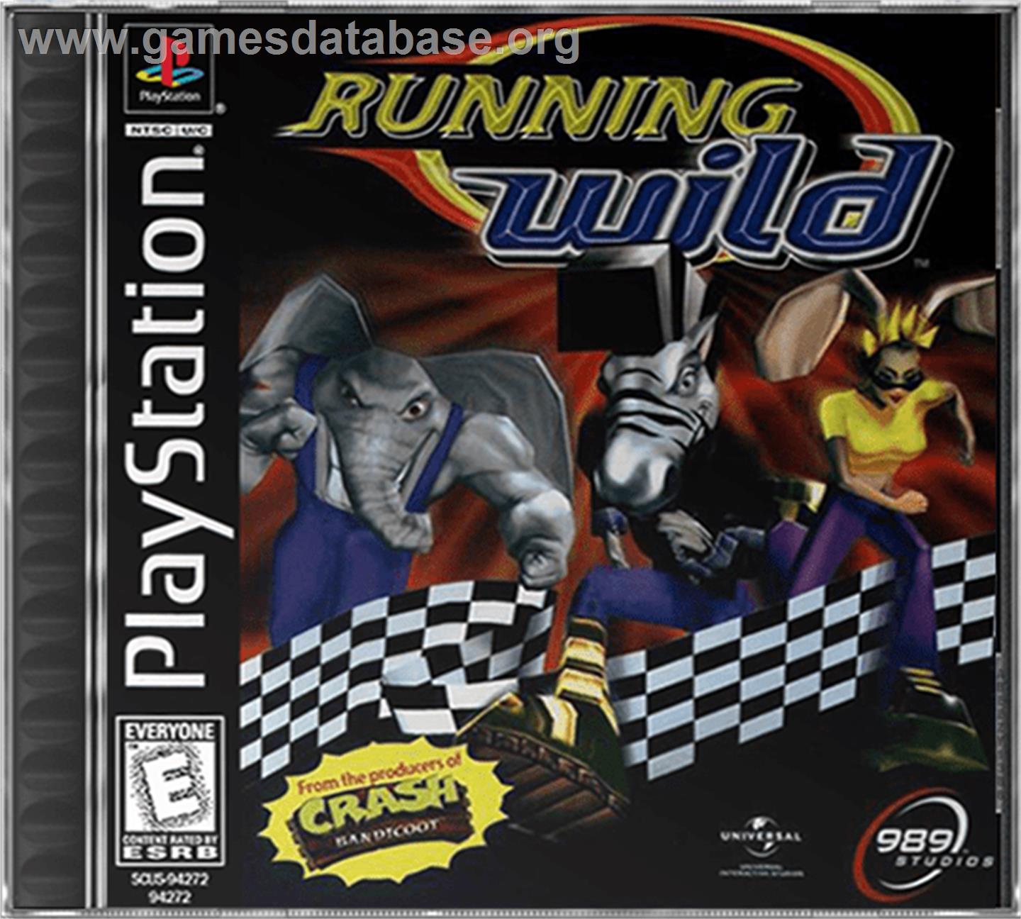 Running Wild - Sony Playstation - Artwork - Box