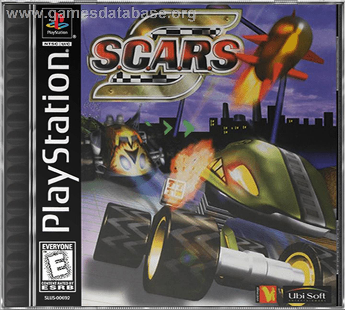 S.C.A.R.S. (Super Computer Animal Racing Simulation) - Sony Playstation - Artwork - Box