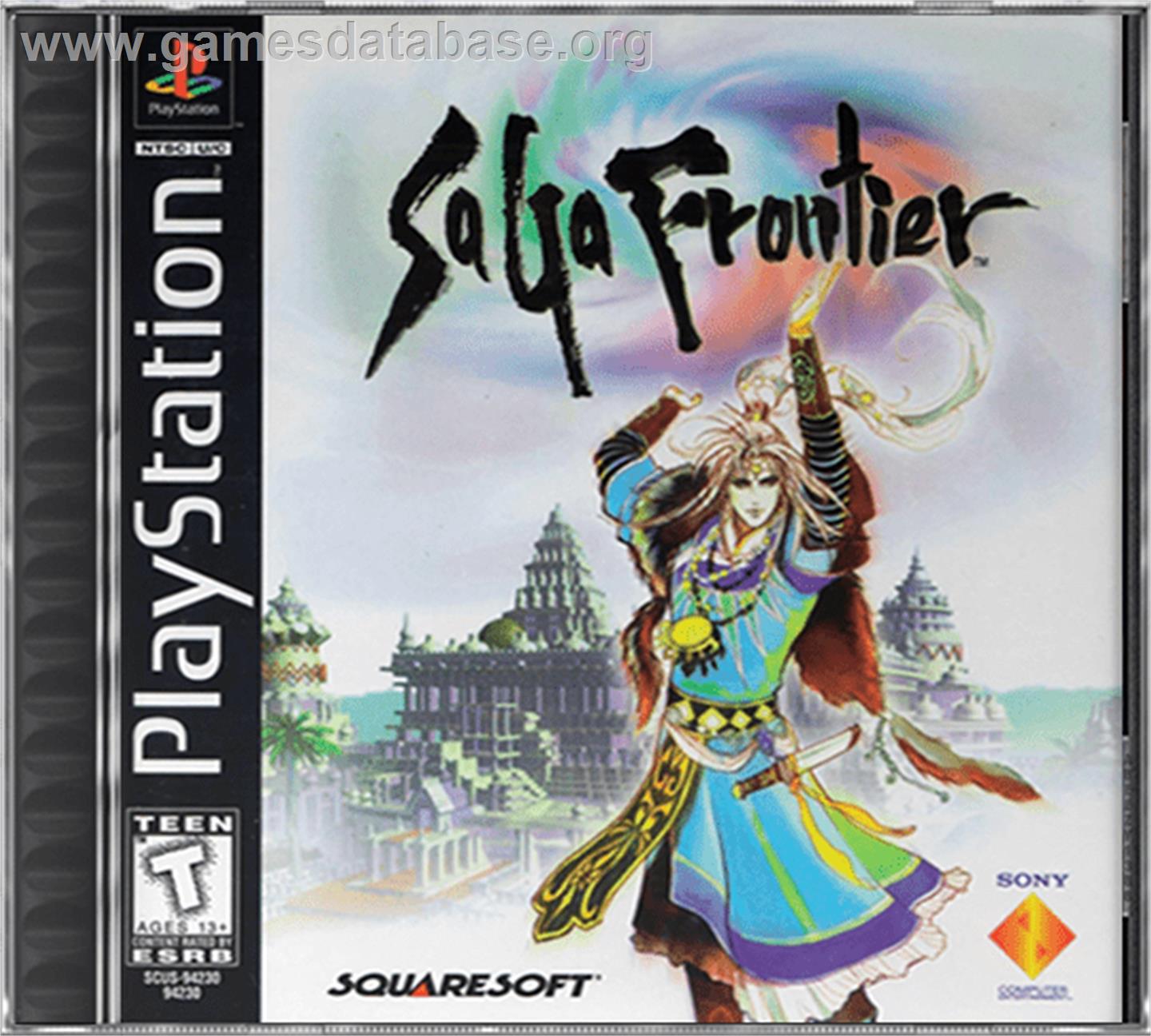 Saga Frontier - Sony Playstation - Artwork - Box