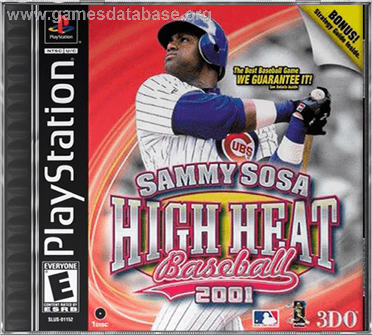Sammy Sosa High Heat Baseball 2001 - Sony Playstation - Artwork - Box