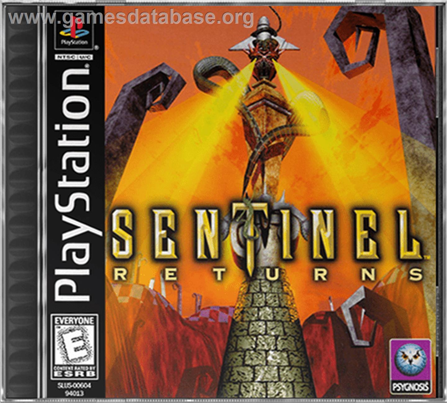 Sentinel Returns - Sony Playstation - Artwork - Box