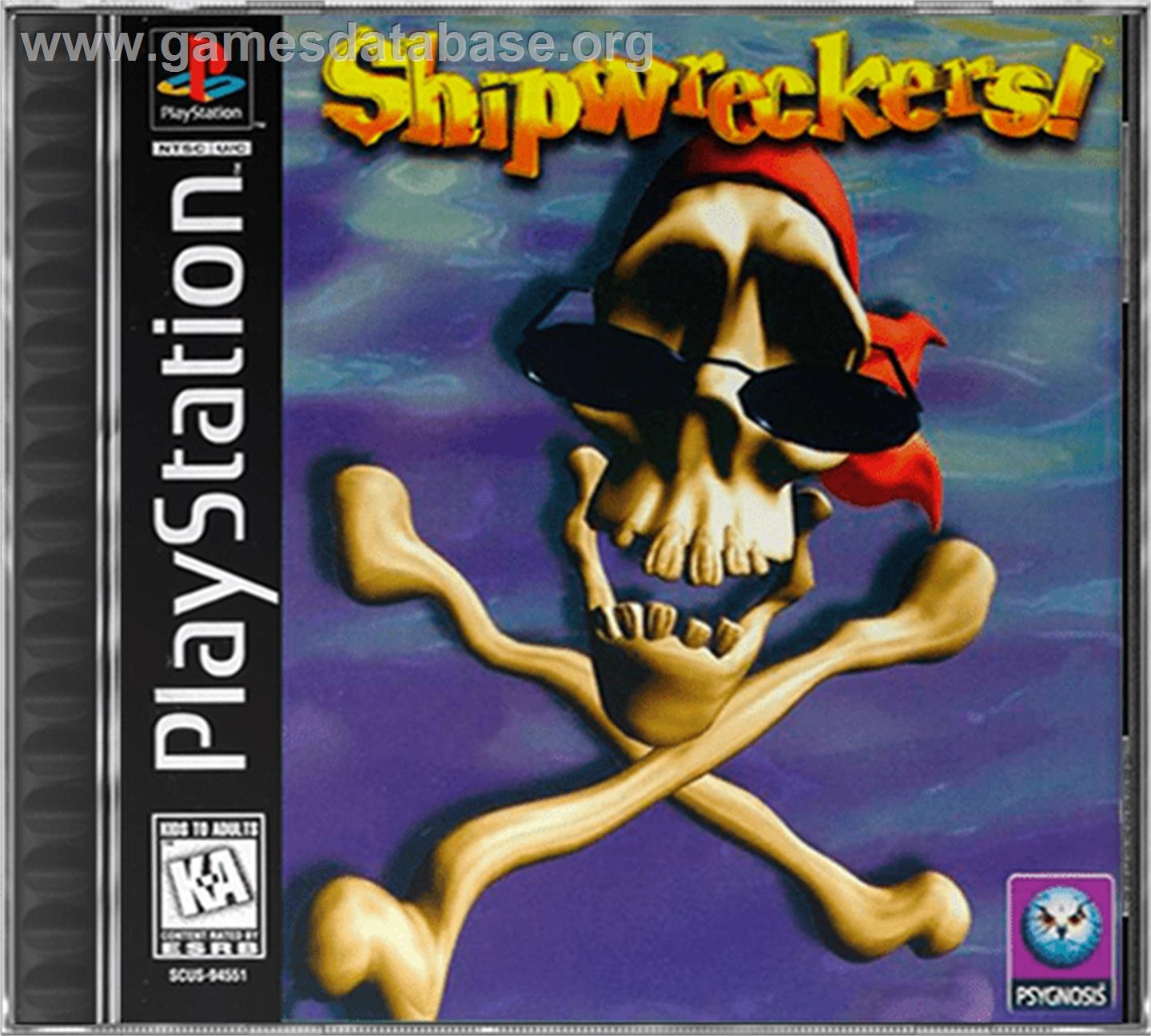 Shipwreckers! - Sony Playstation - Artwork - Box