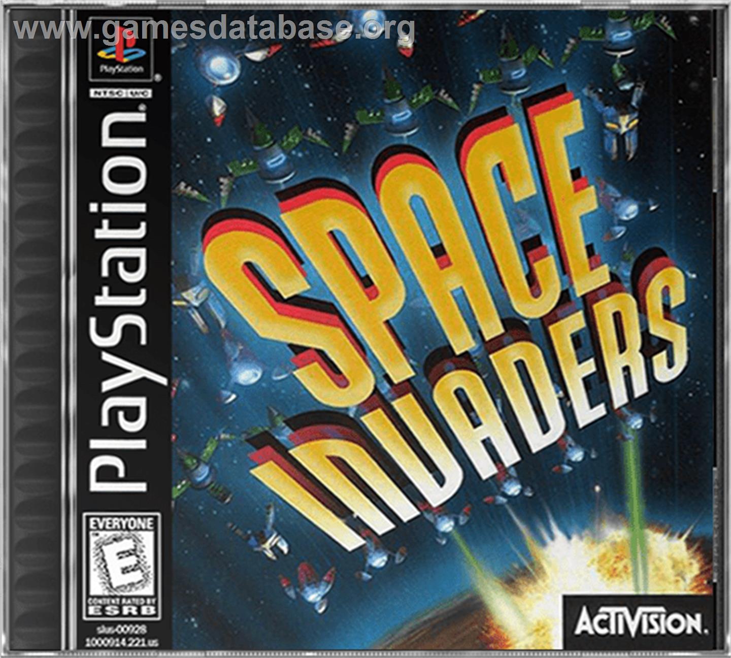 Space Invaders - Sony Playstation - Artwork - Box