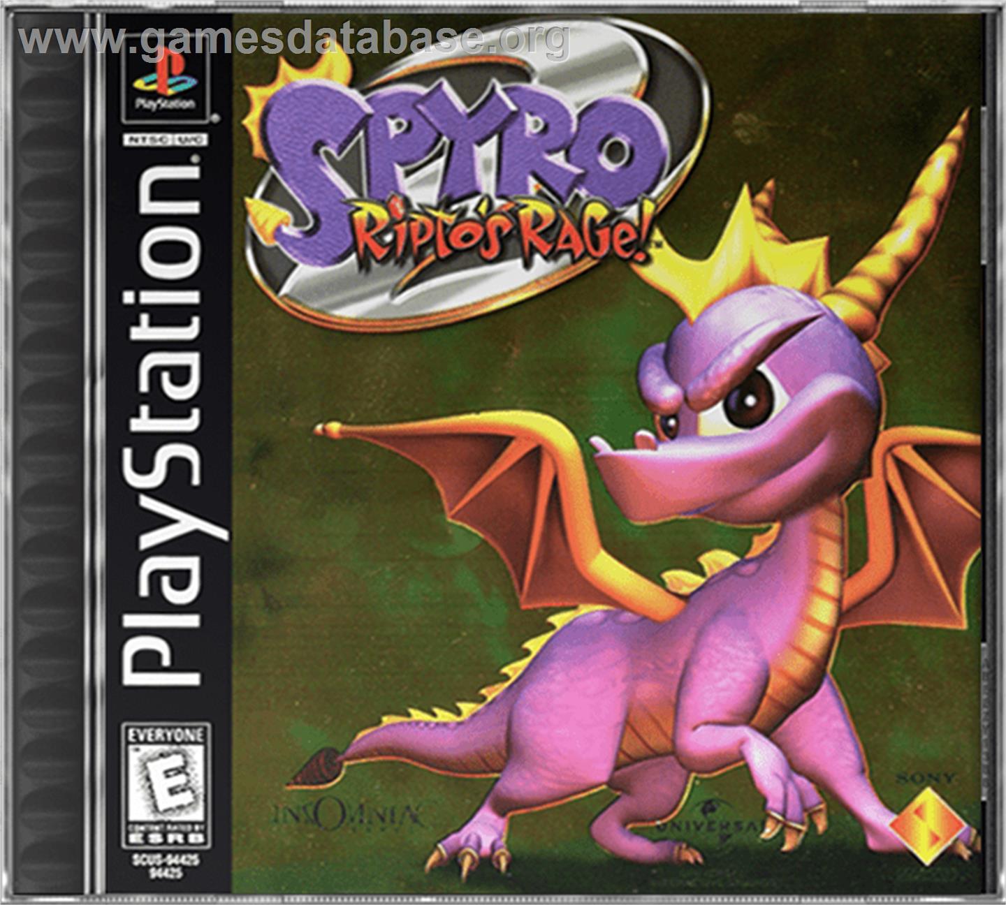 Spyro 2: Ripto's Rage - Sony Playstation - Artwork - Box