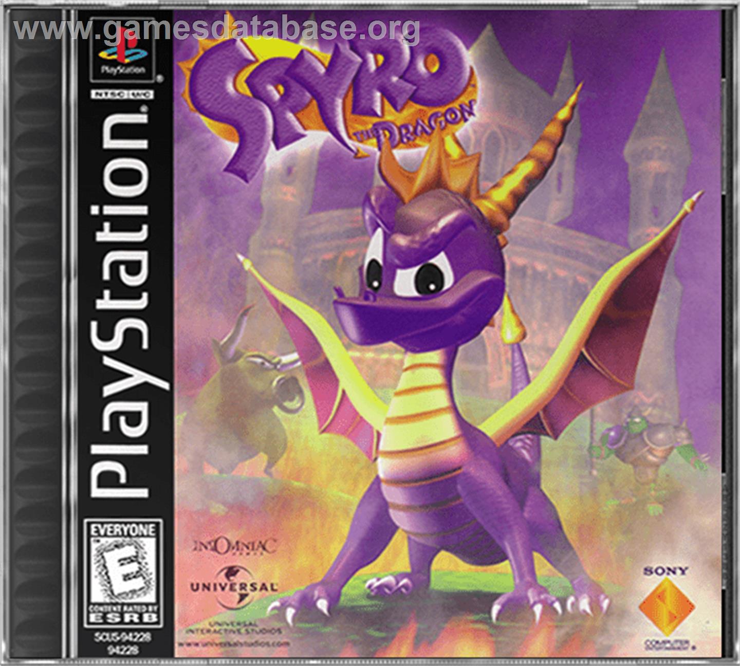 Spyro the Dragon - Sony Playstation - Artwork - Box