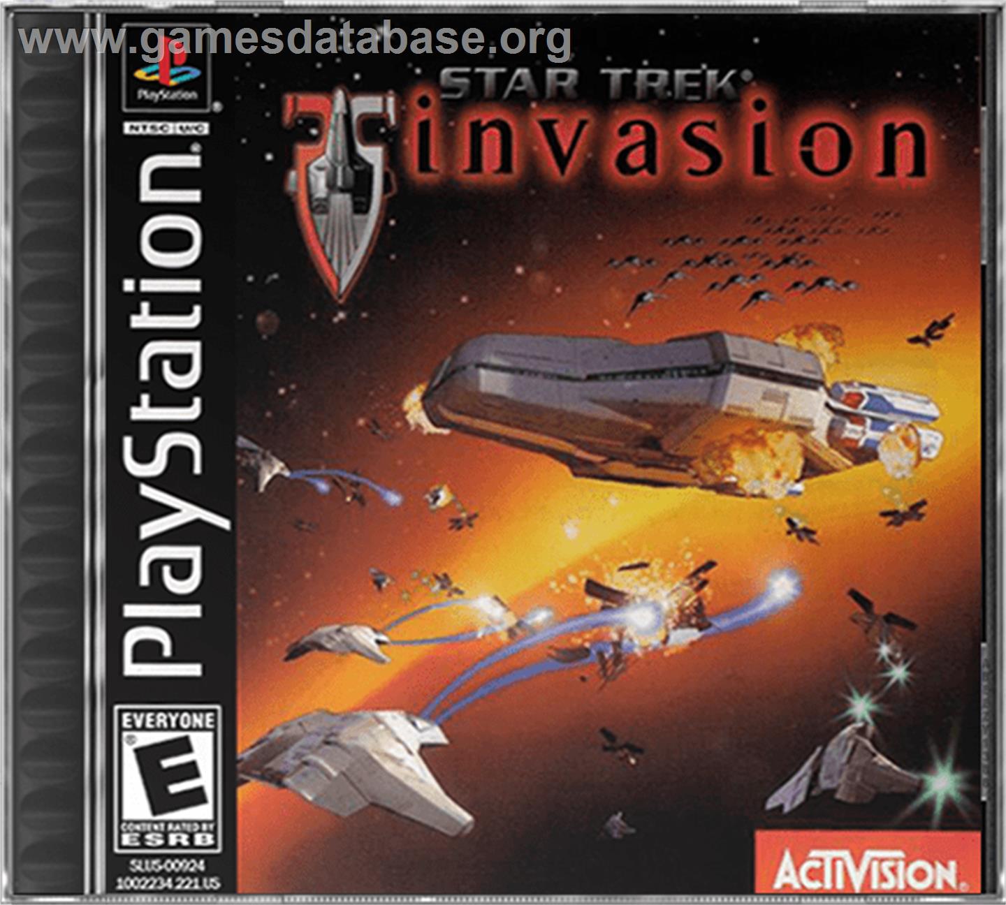 Star Trek: Invasion - Sony Playstation - Artwork - Box