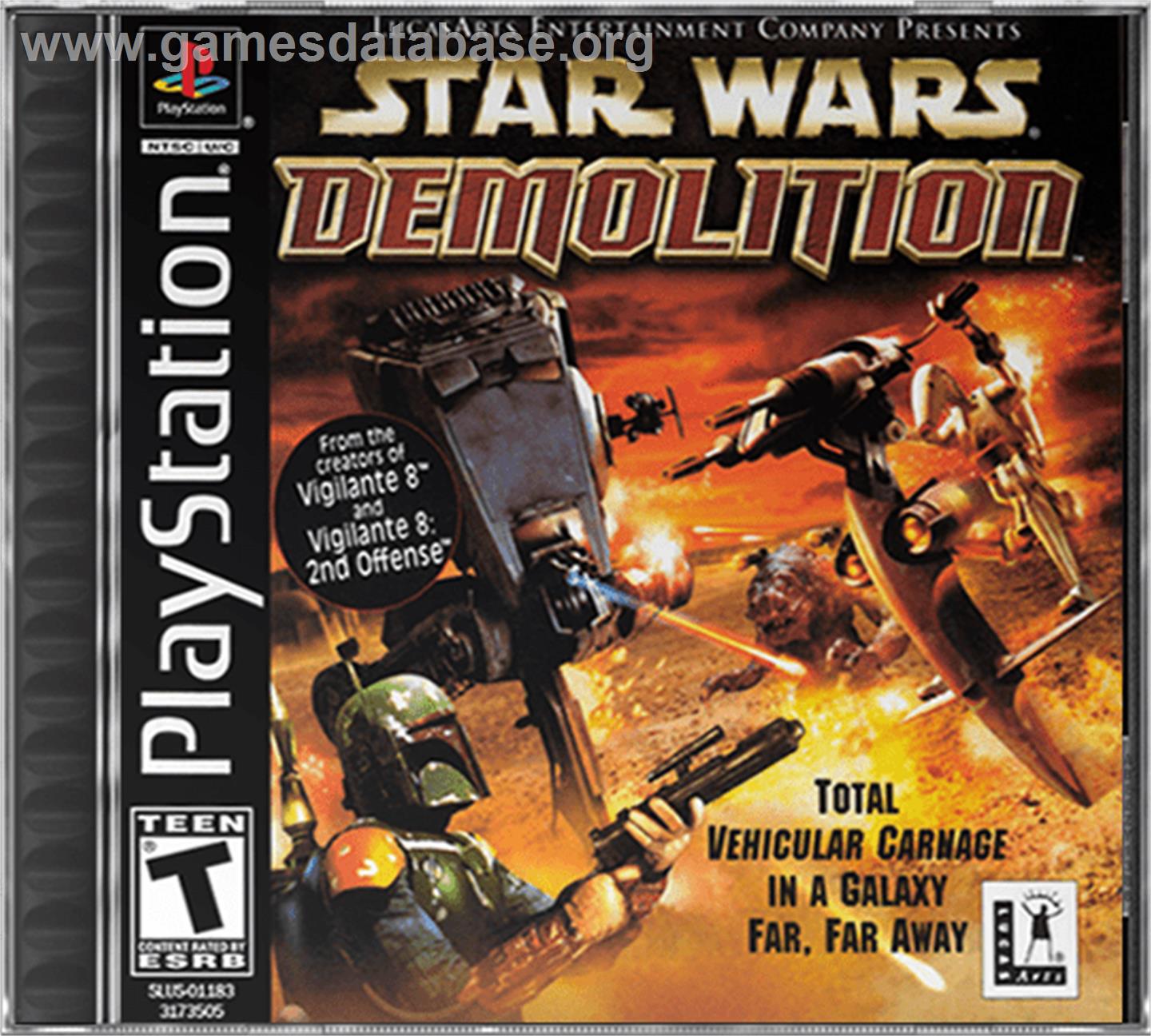 Star Wars: Demolition - Sony Playstation - Artwork - Box
