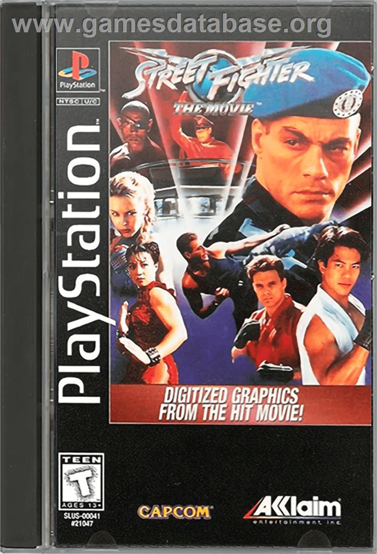 Street Fighter: The Movie - Sony Playstation - Artwork - Box