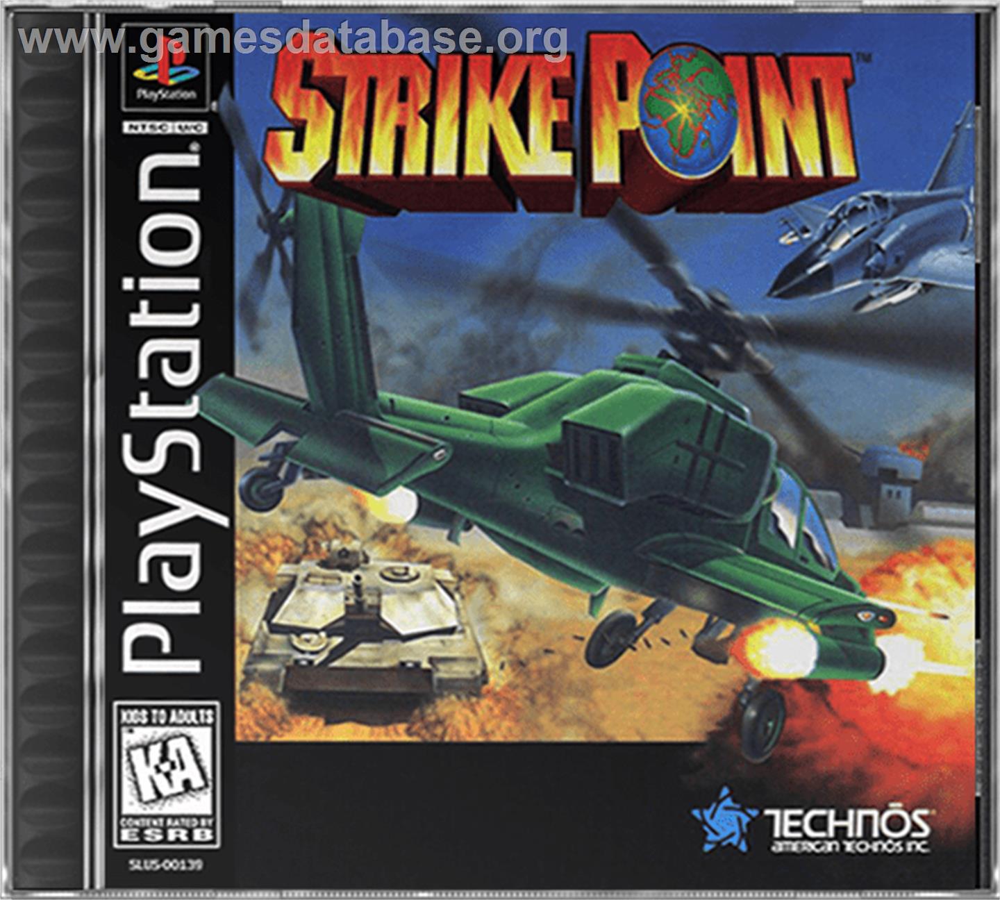 Strike Point - Sony Playstation - Artwork - Box