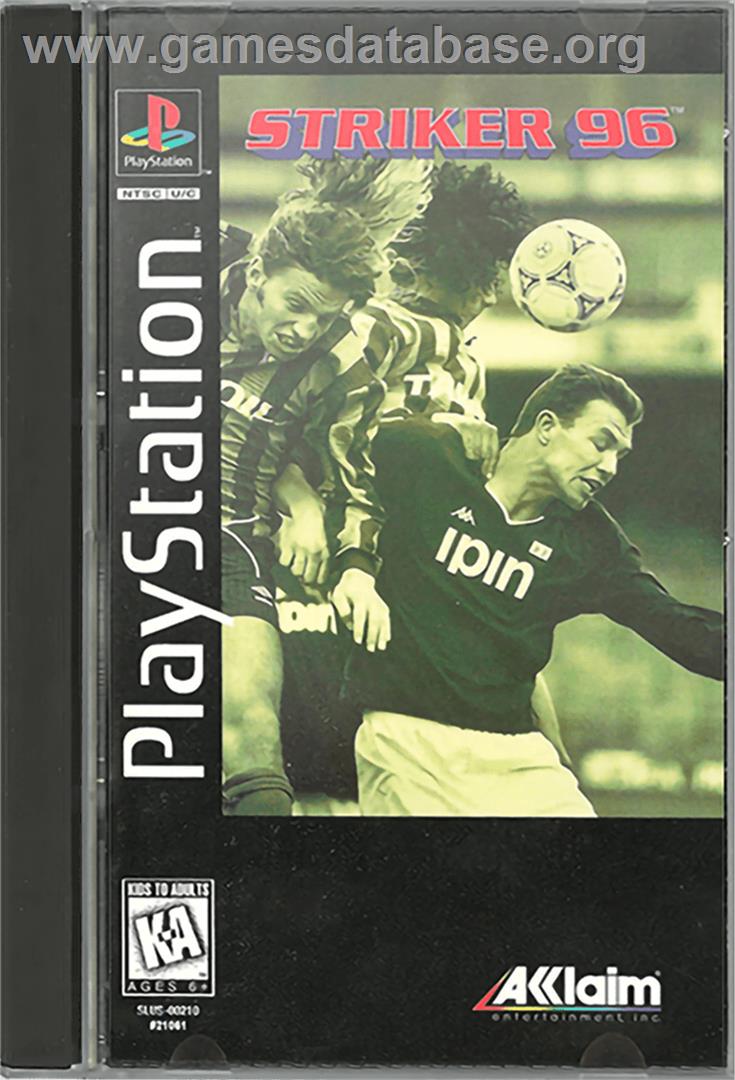 Striker '96 - Sony Playstation - Artwork - Box