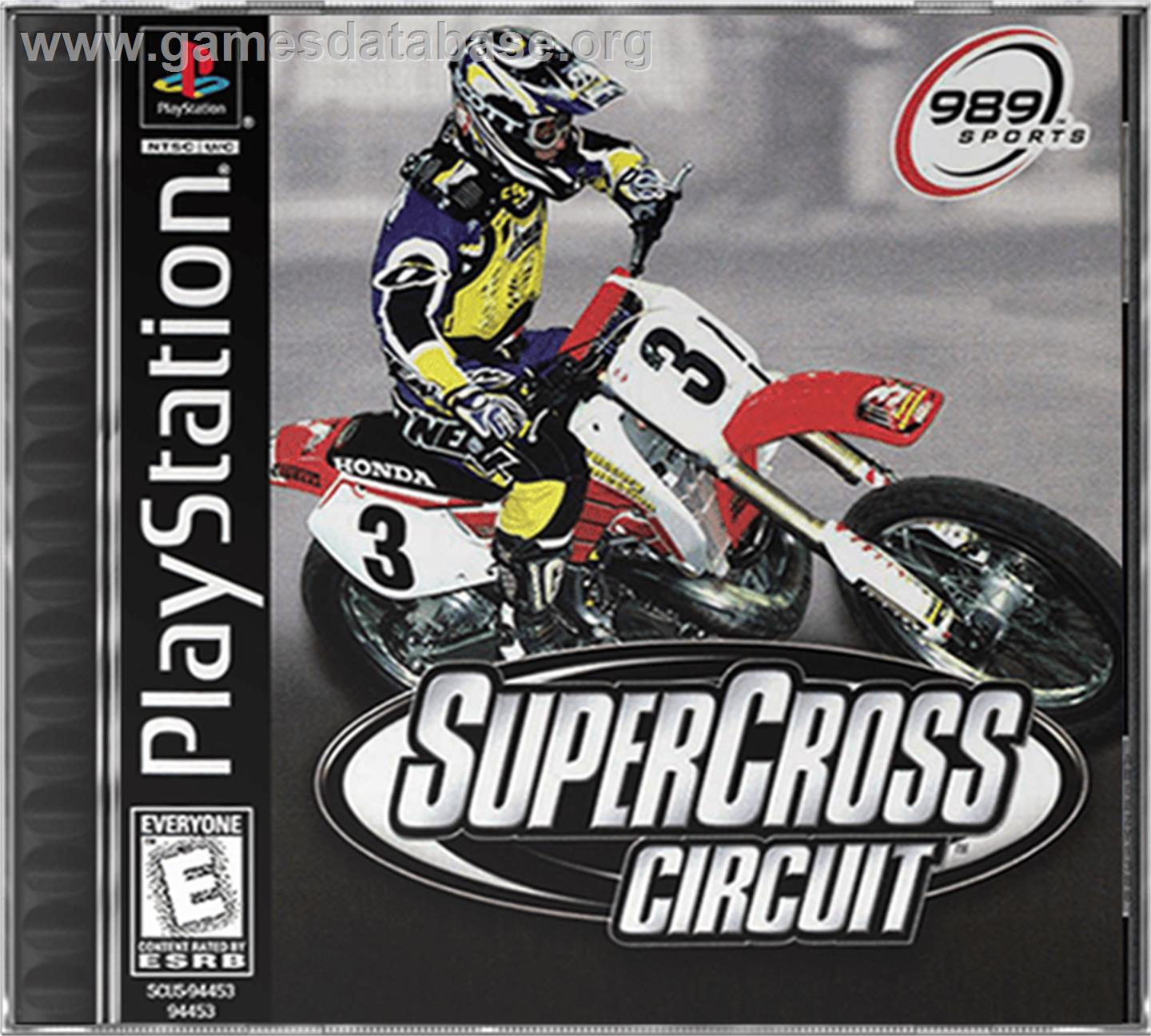 Supercross Circuit - Sony Playstation - Artwork - Box