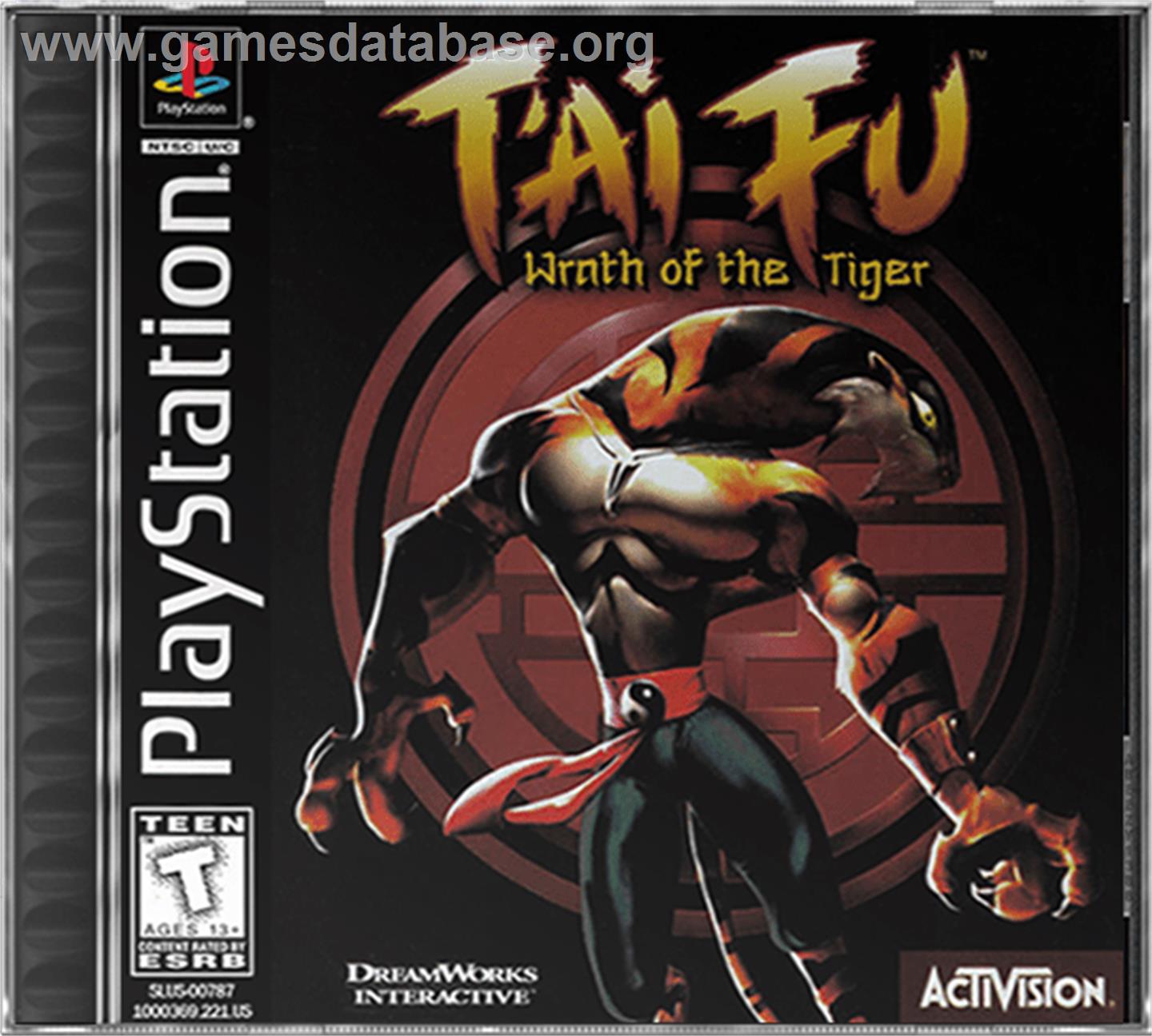 T'ai Fu: Wrath of the Tiger - Sony Playstation - Artwork - Box