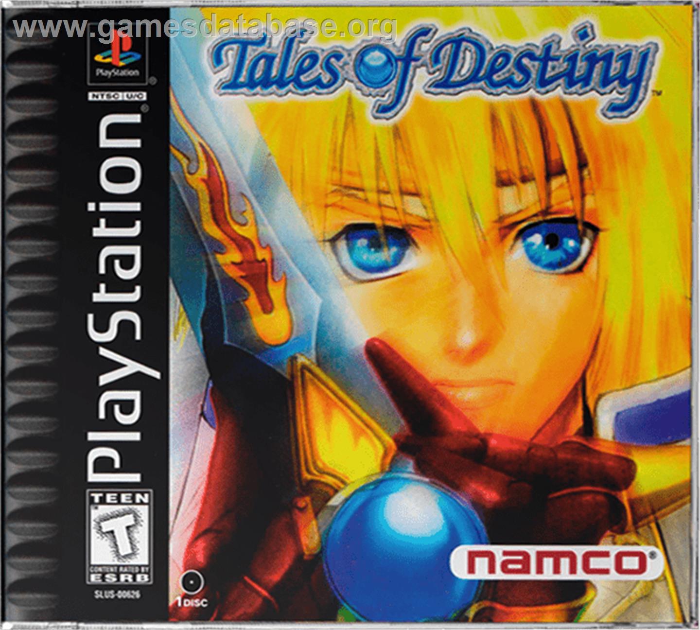 Tales of Destiny - Sony Playstation - Artwork - Box