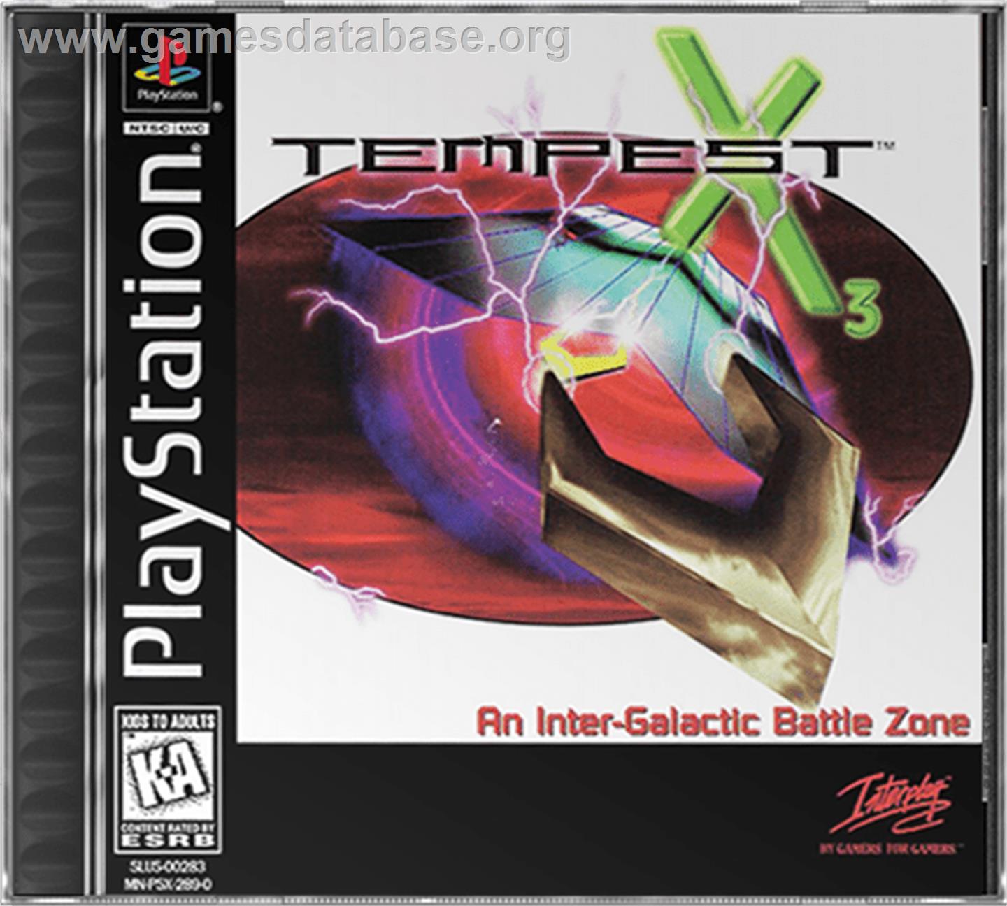 Tempest X3 - Sony Playstation - Artwork - Box