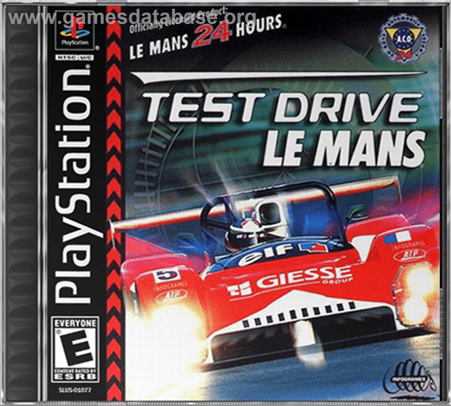Test Drive: Le Mans - Sony Playstation - Artwork - Box
