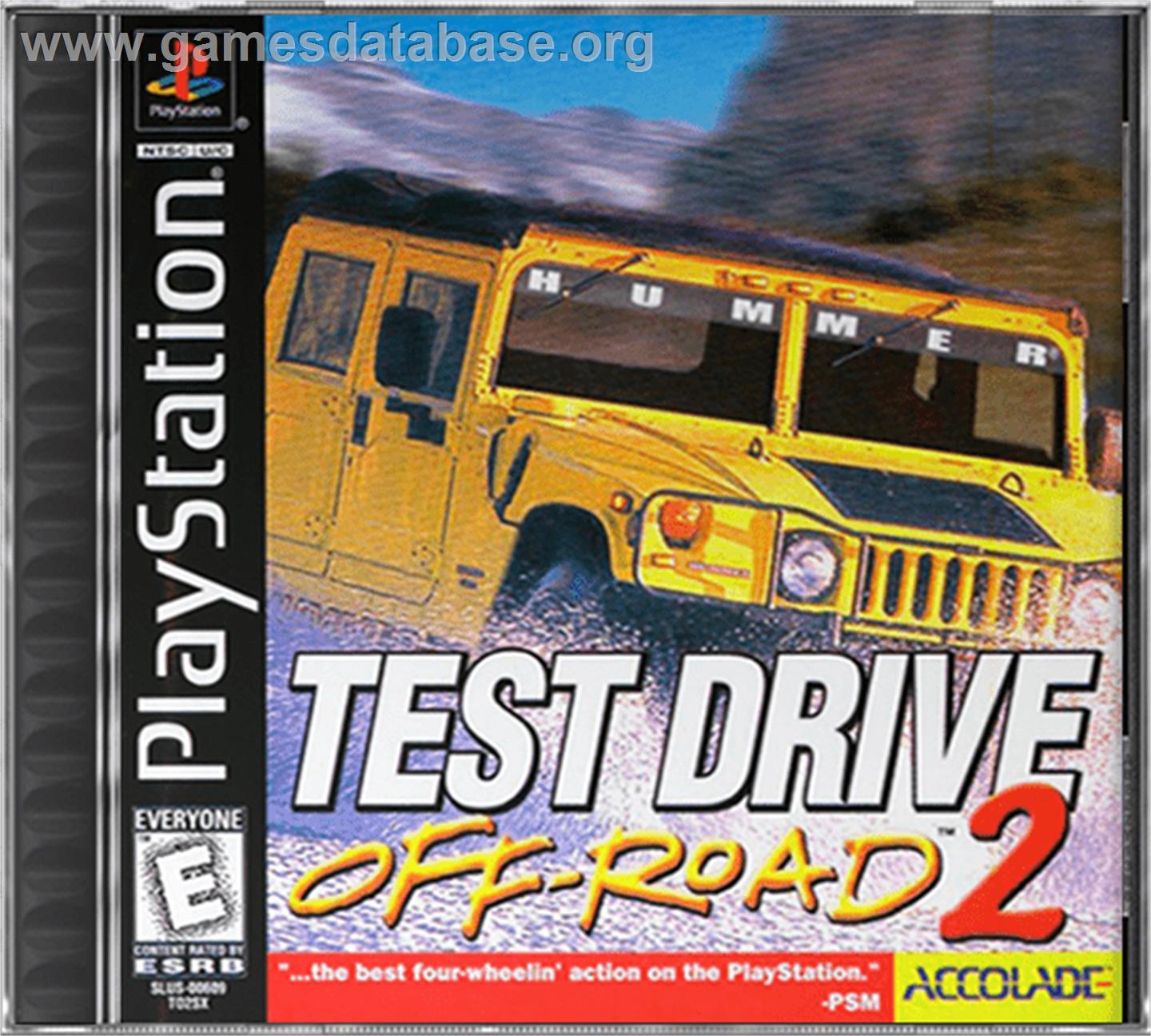 Test Drive: Off-Road 2 - Sony Playstation - Artwork - Box
