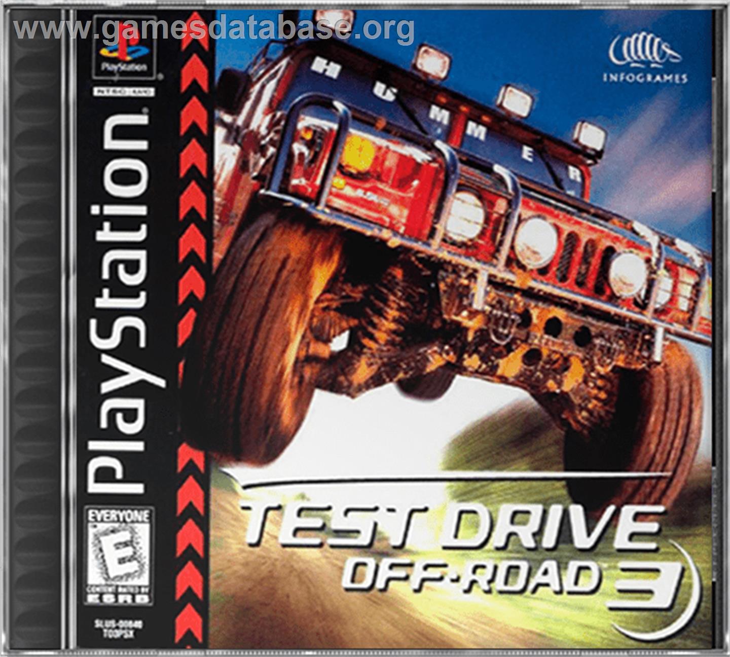 Test Drive: Off-Road 3 - Sony Playstation - Artwork - Box
