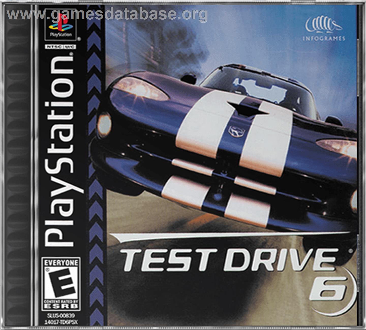 Test Drive 6 - Sony Playstation - Artwork - Box