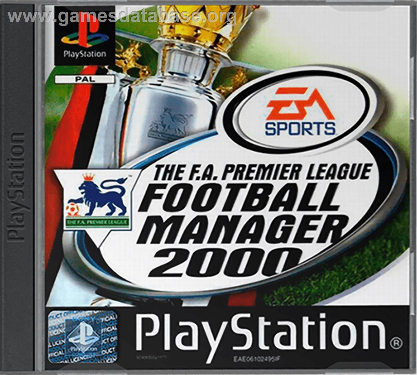 The F.A. Premier League Football Manager 2000 - Sony Playstation - Artwork - Box