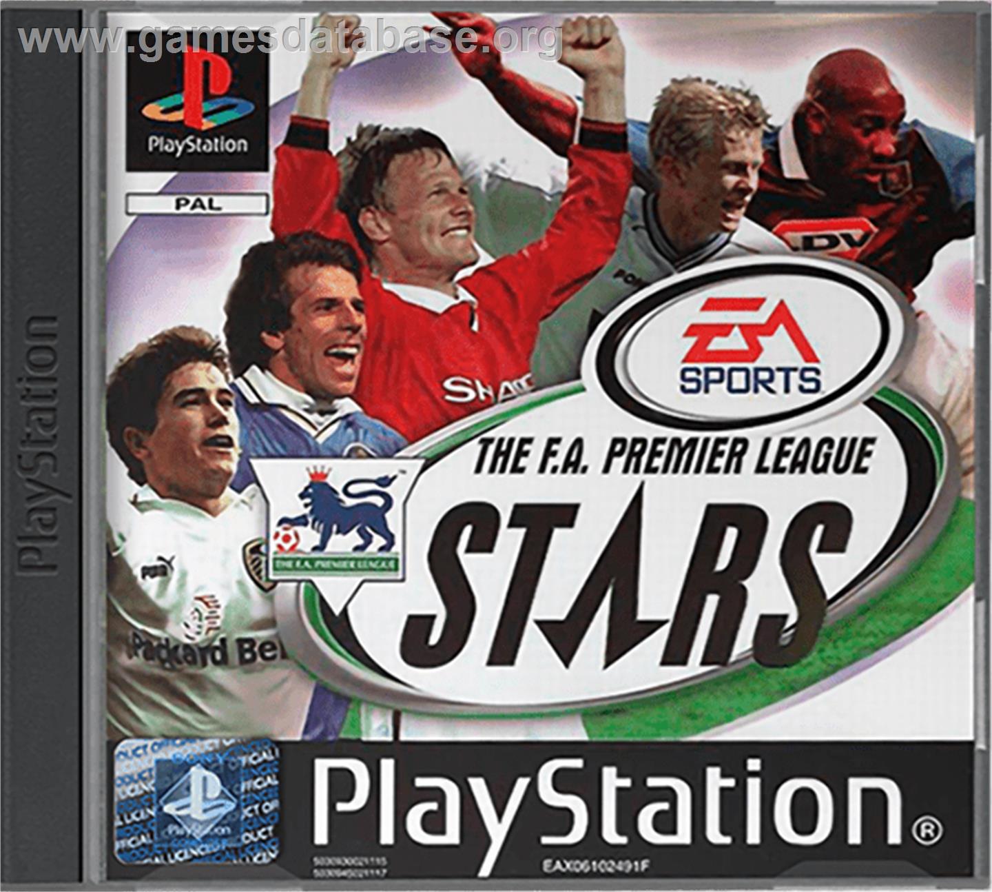 The F.A. Premier League Stars - Sony Playstation - Artwork - Box