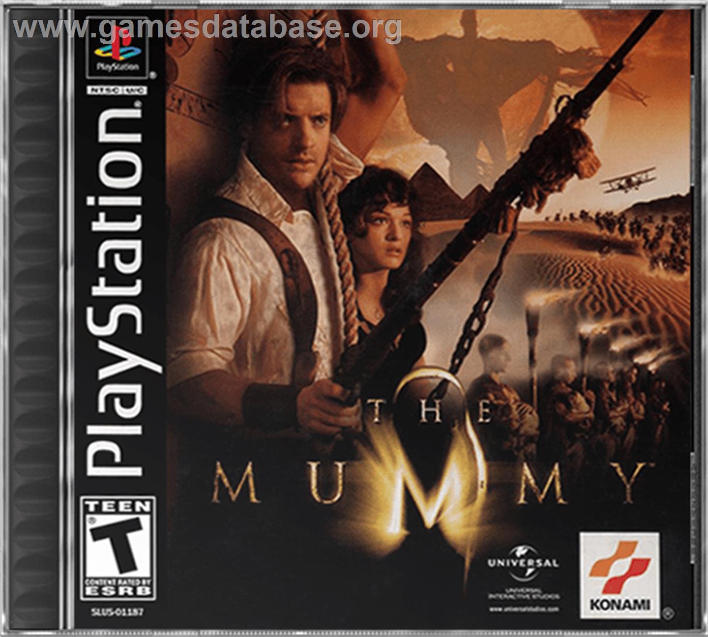 The Mummy - Sony Playstation - Artwork - Box