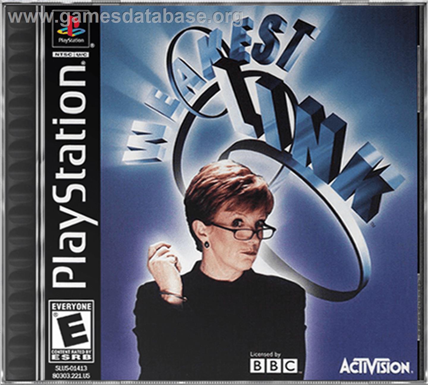 The Weakest Link - Sony Playstation - Artwork - Box