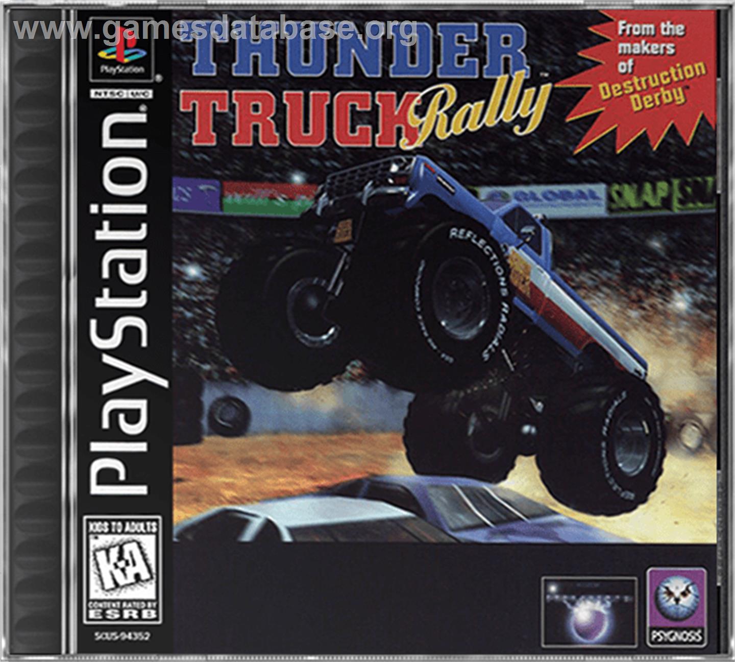 Thunder Truck Rally - Sony Playstation - Artwork - Box
