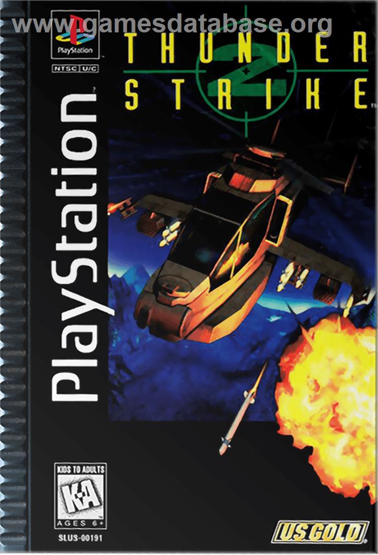 Thunderstrike 2 - Sony Playstation - Artwork - Box