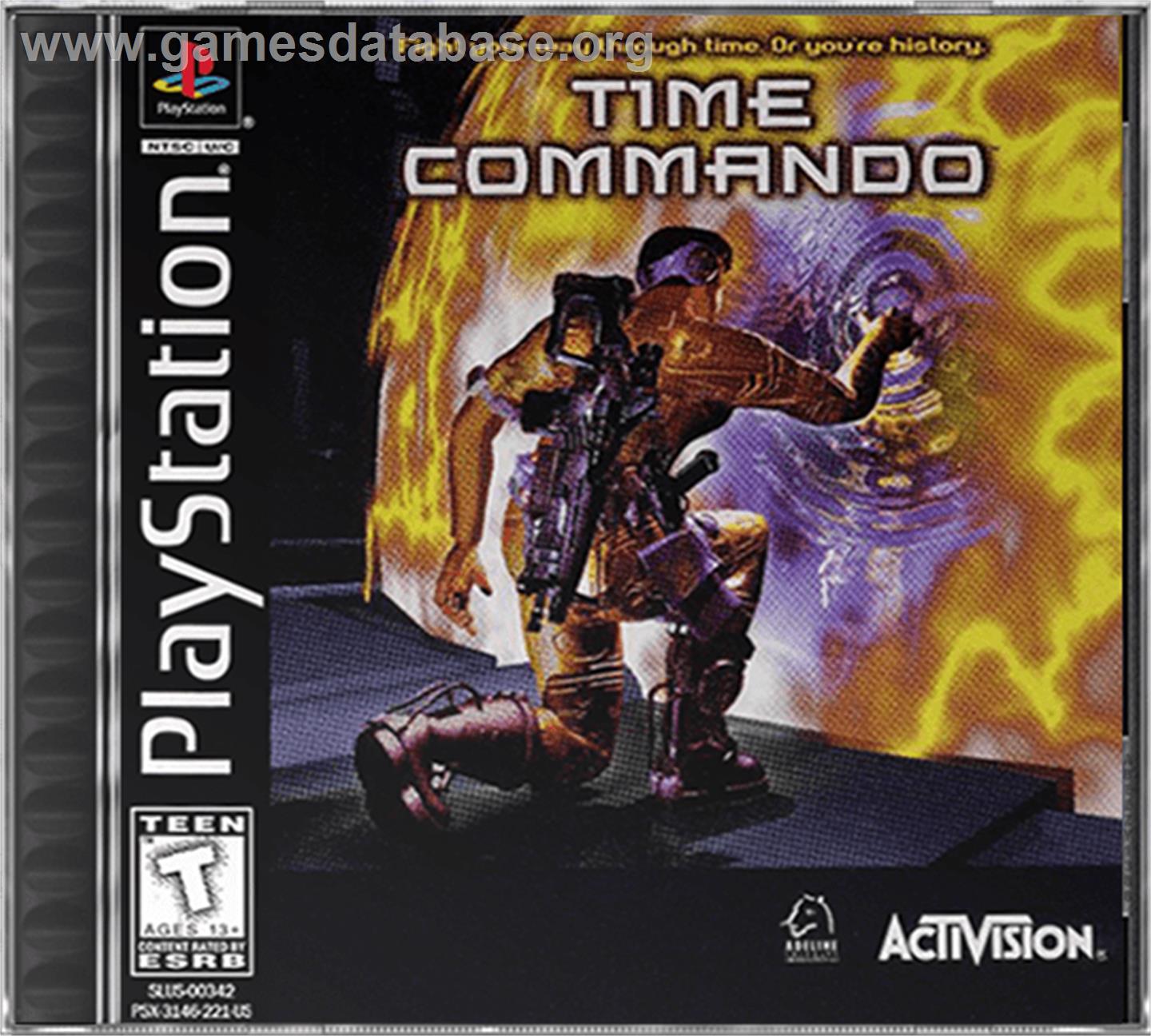 Time Commando - Sony Playstation - Artwork - Box