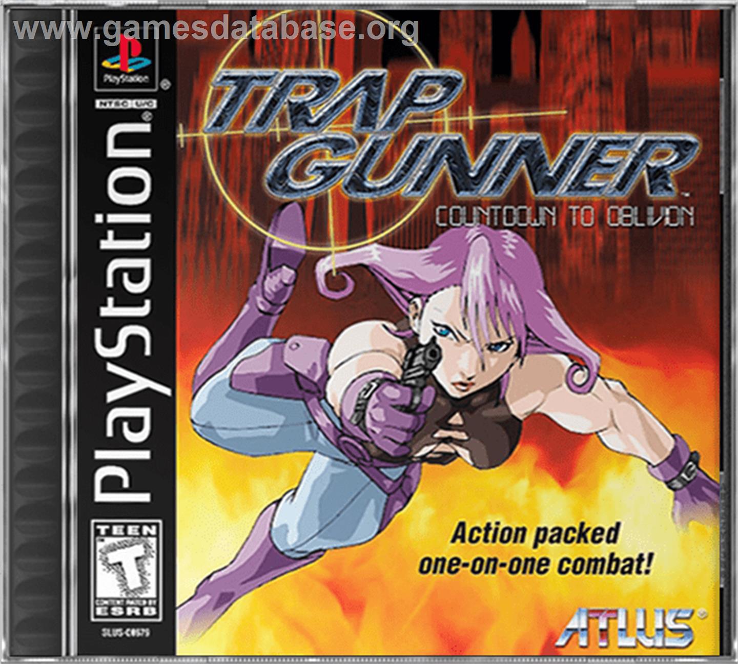 Trap Gunner - Sony Playstation - Artwork - Box