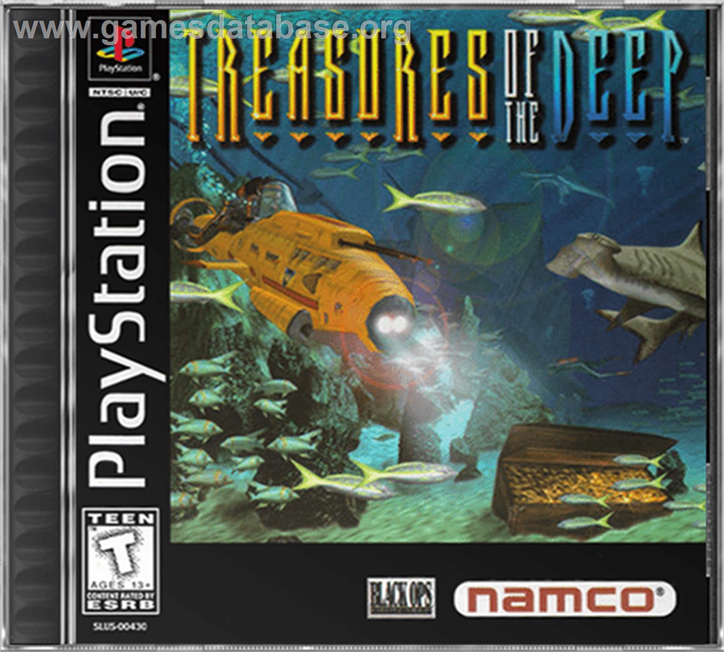 Treasures of the Deep - Sony Playstation - Artwork - Box