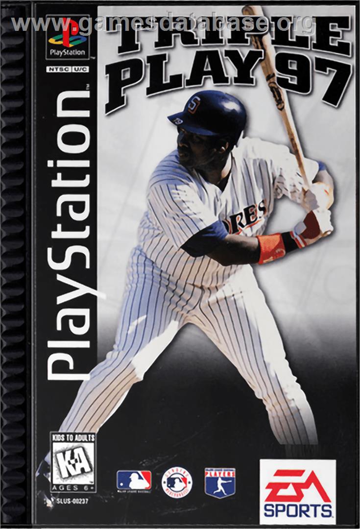Triple Play 97 - Sony Playstation - Artwork - Box