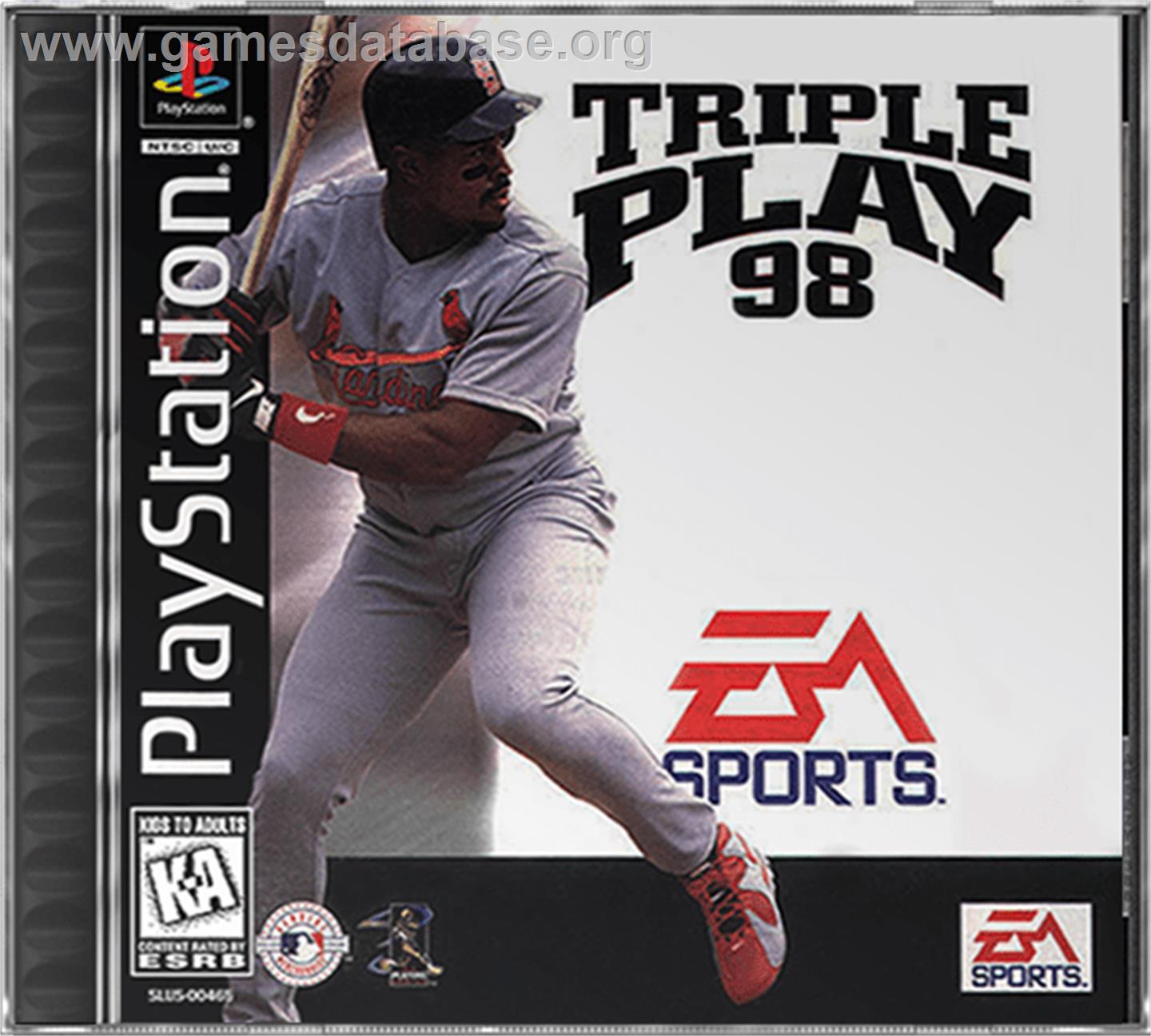 Triple Play 98 - Sony Playstation - Artwork - Box