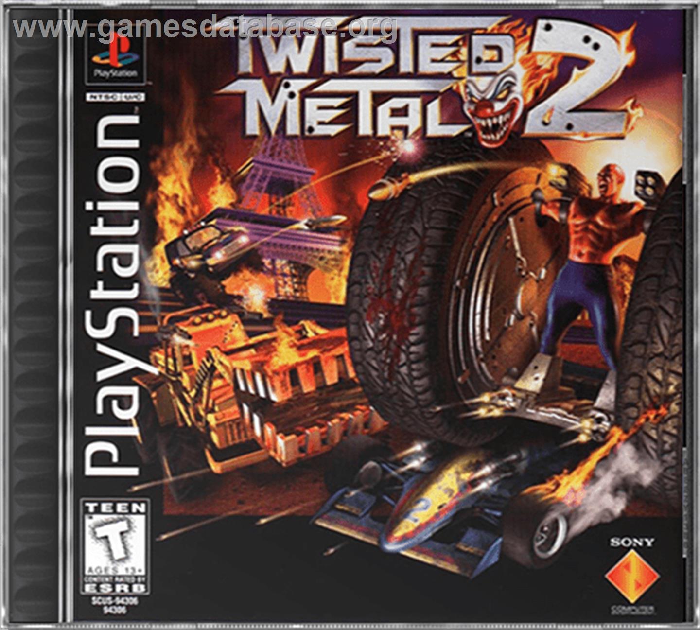 Twisted Metal 2 - Sony Playstation - Artwork - Box