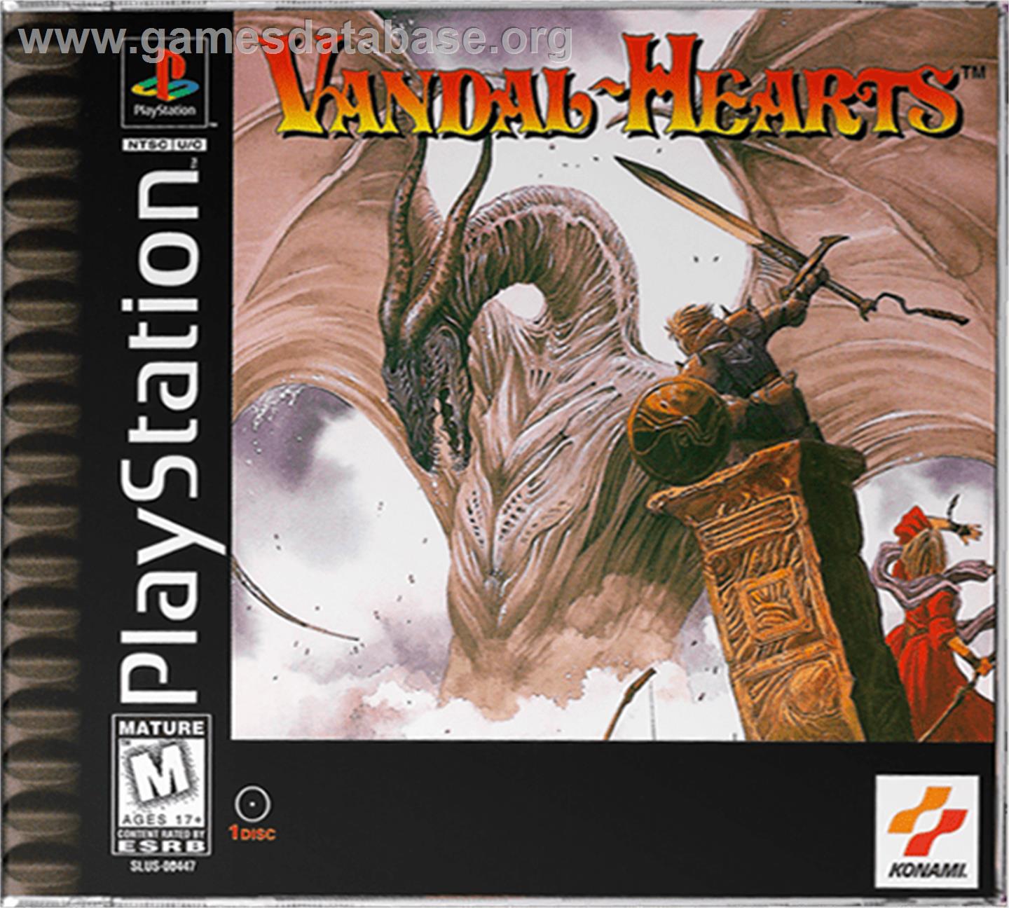 Vandal Hearts - Sony Playstation - Artwork - Box