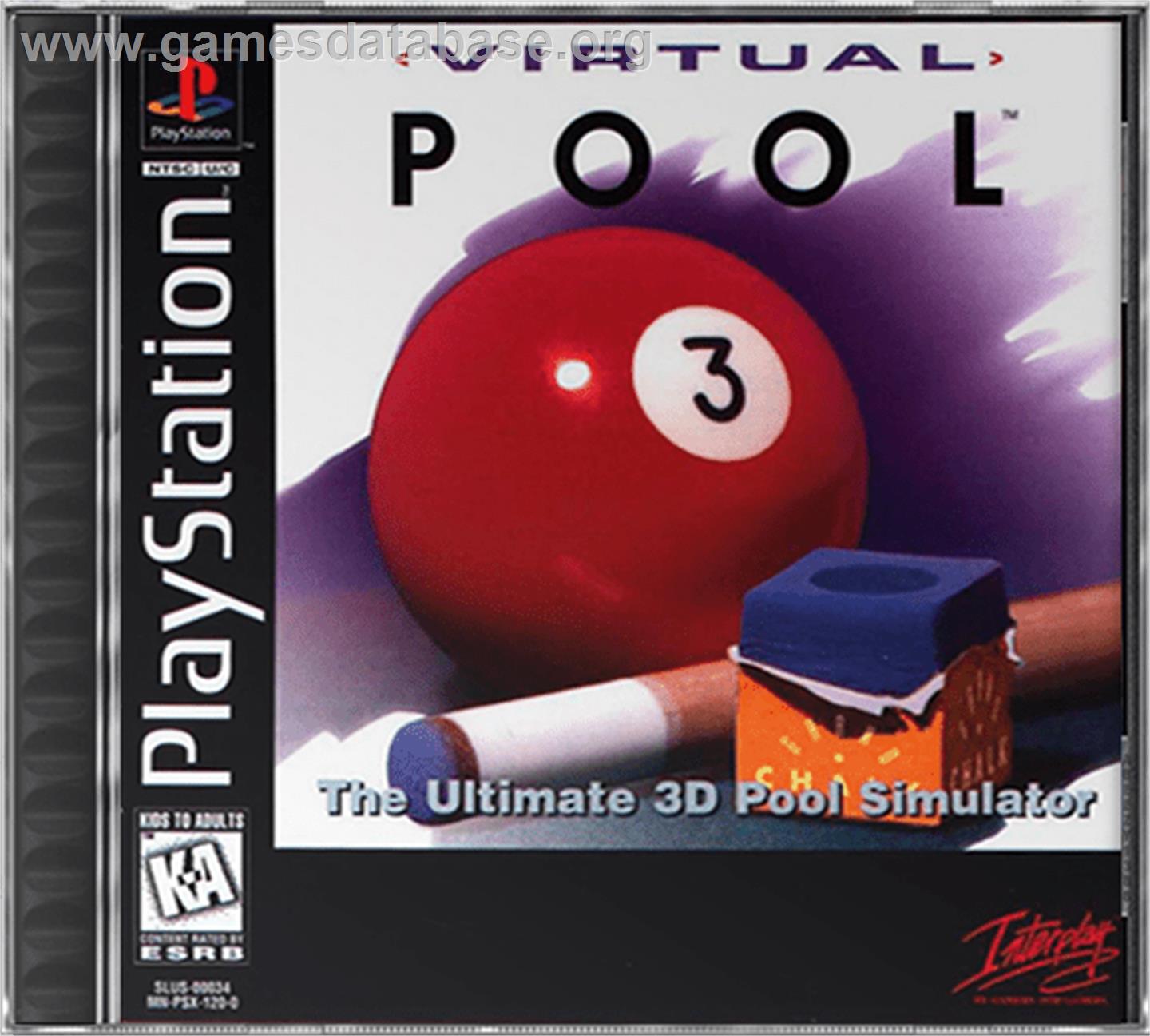 Virtual Pool - Sony Playstation - Artwork - Box