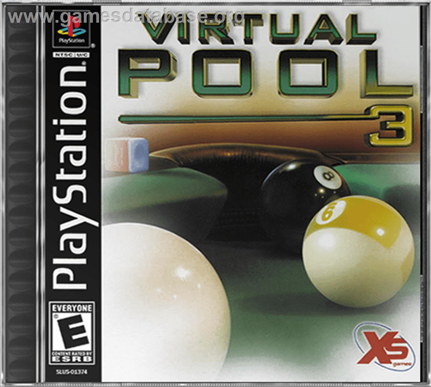 Virtual Pool 3 - Sony Playstation - Artwork - Box