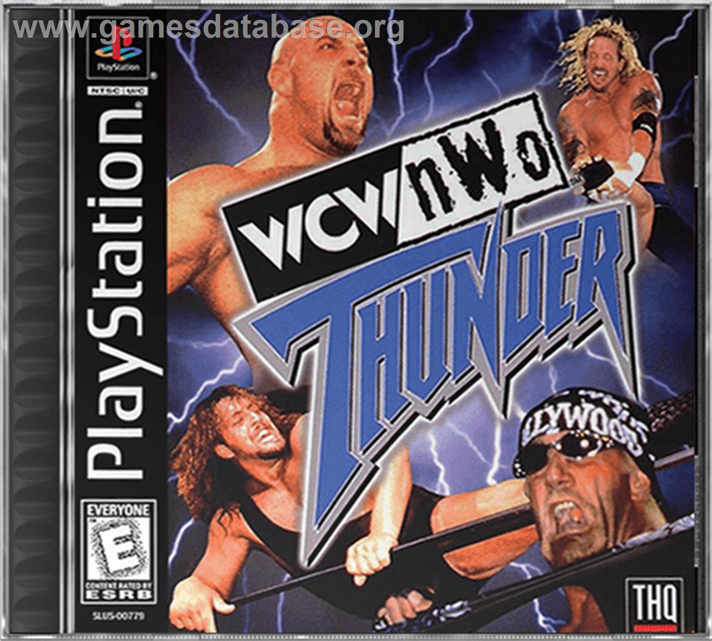 WCW/NWO Thunder - Sony Playstation - Artwork - Box