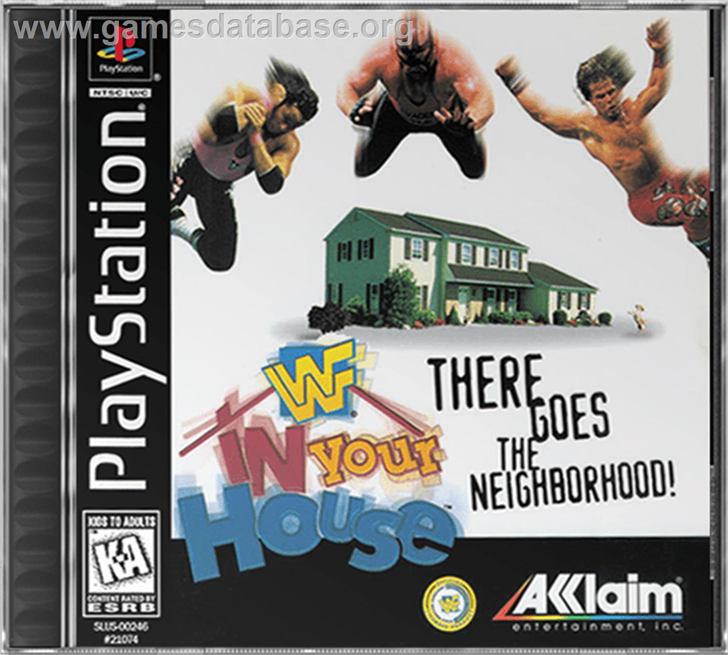 WWF in Your House - Sony Playstation - Artwork - Box