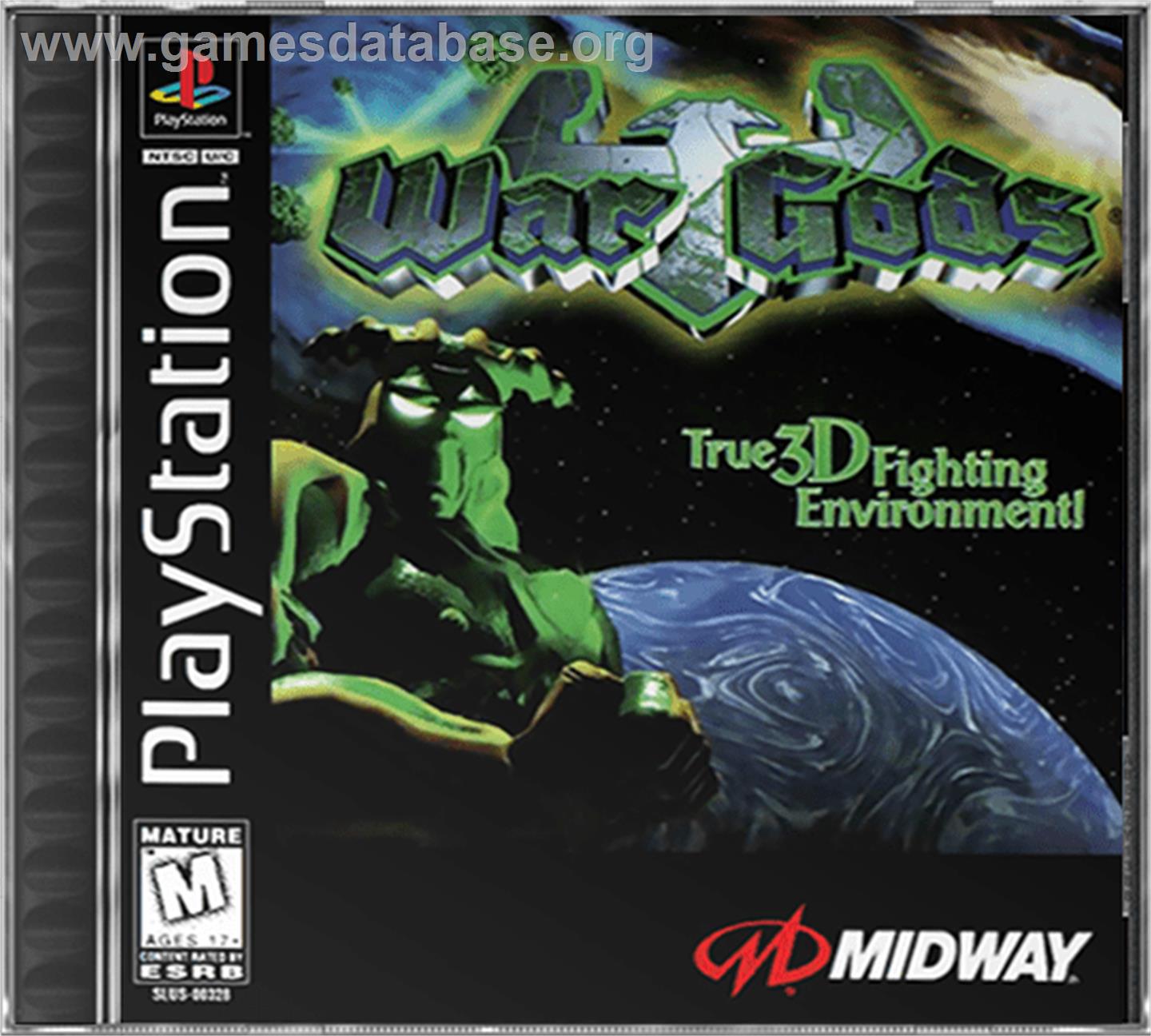 War Gods - Sony Playstation - Artwork - Box