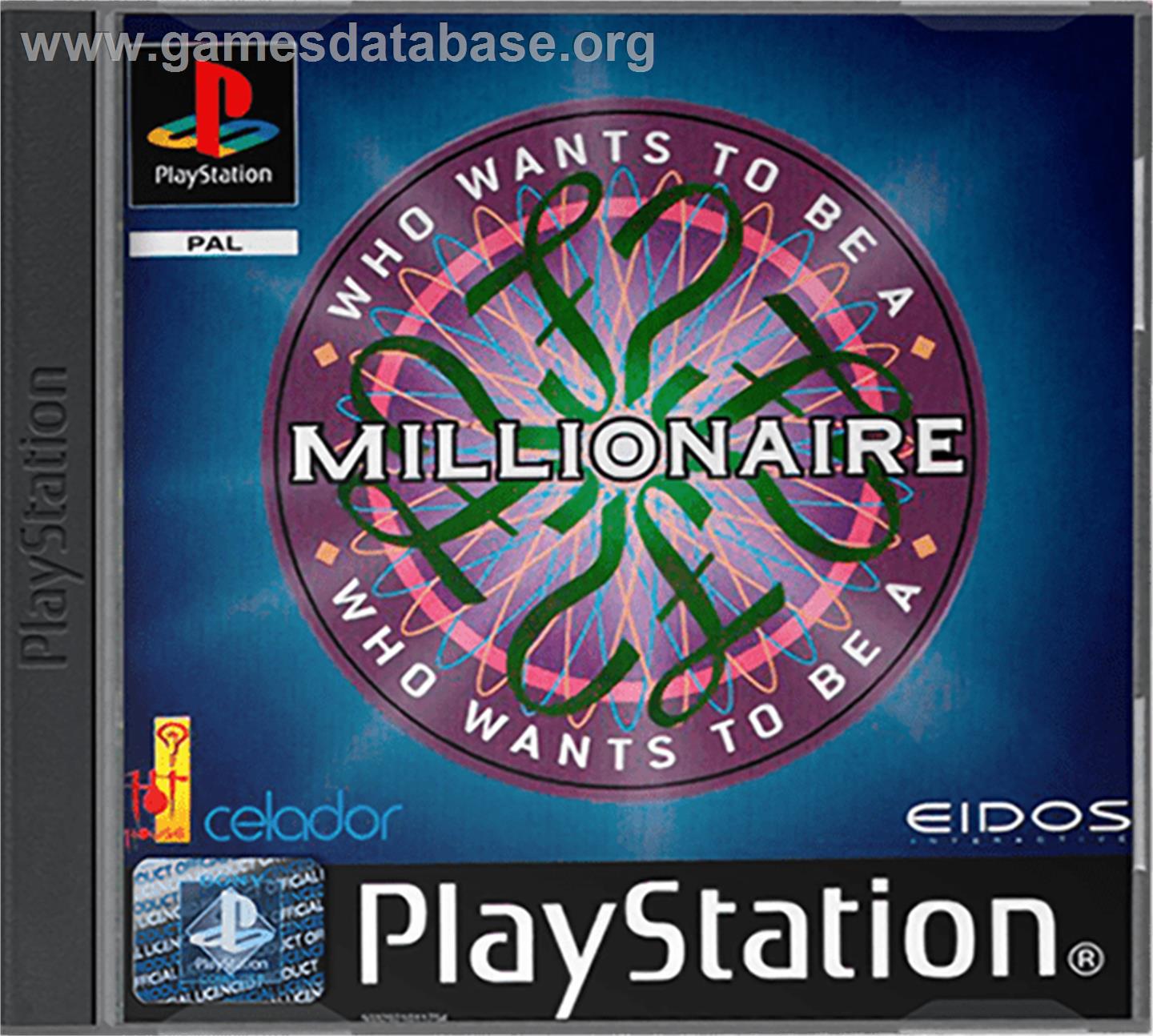 Who Wants To Be A Millionaire - Sony Playstation - Artwork - Box