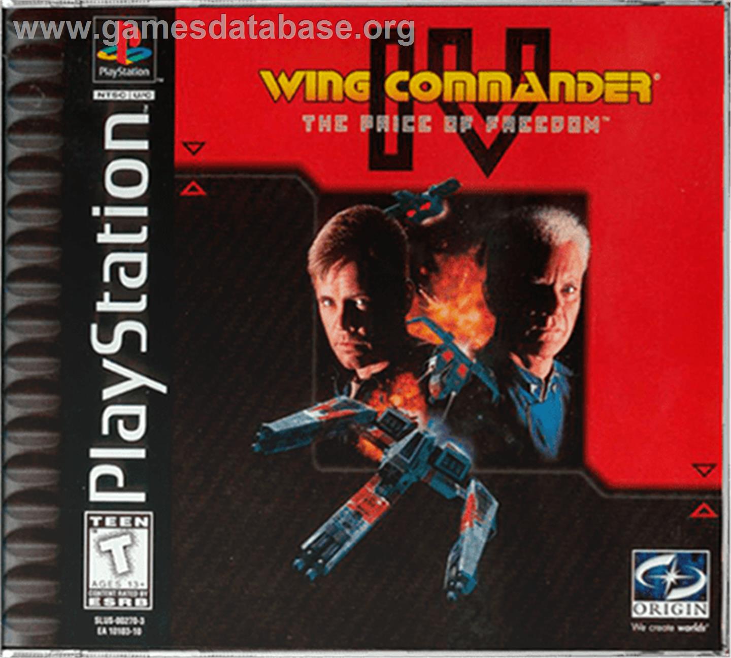 Wing Commander IV: The Price of Freedom - Sony Playstation - Artwork - Box