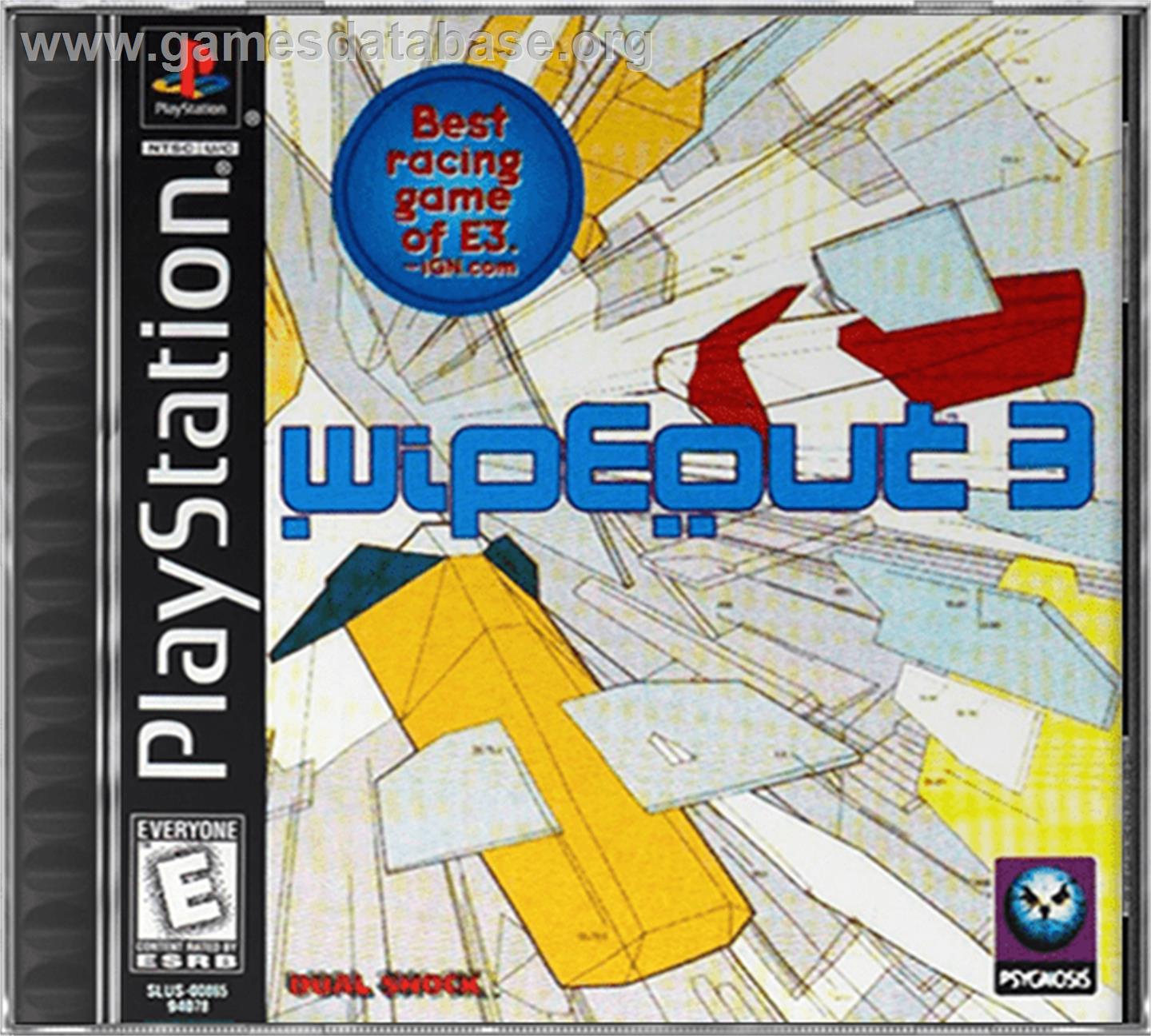 Wipeout 3 / Destruction Derby 2 - Sony Playstation - Artwork - Box