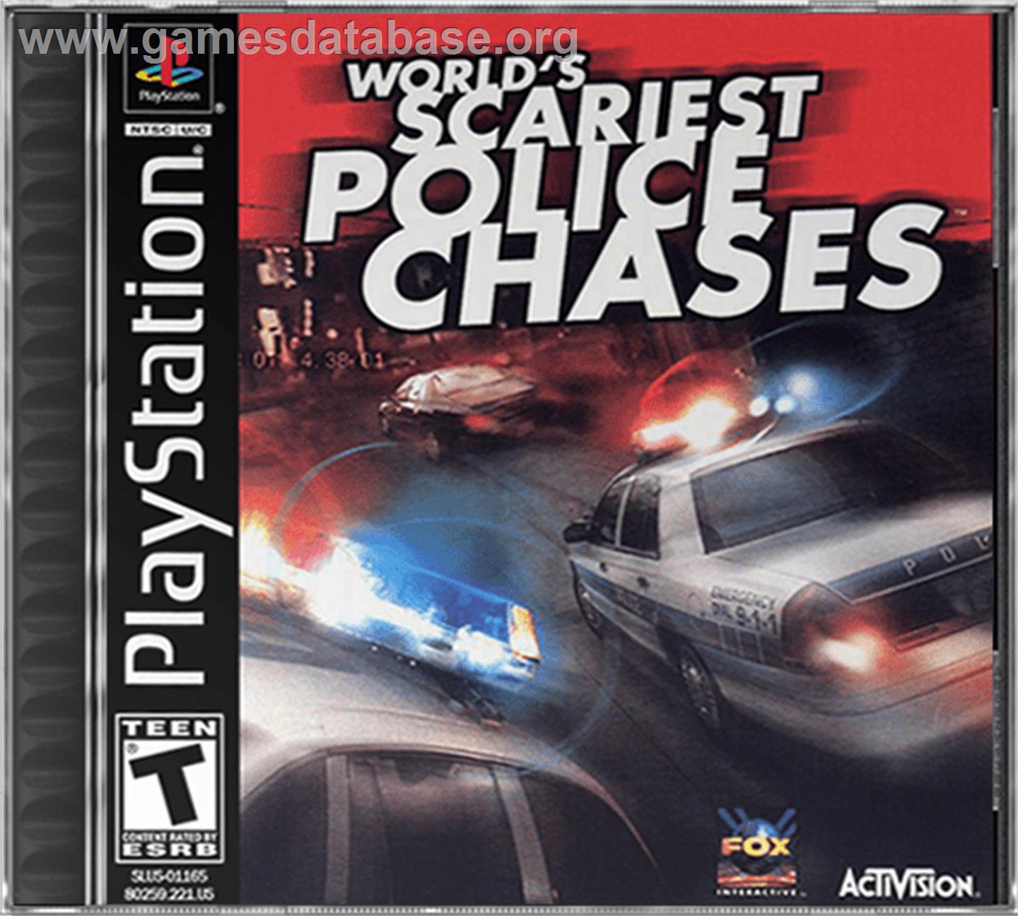 World's Scariest Police Chases - Sony Playstation - Artwork - Box