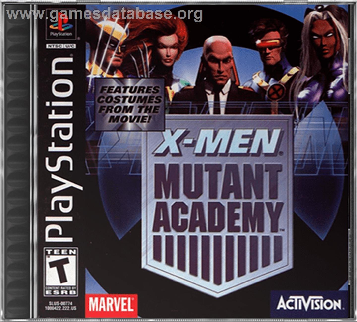 X-Men: Mutant Academy - Sony Playstation - Artwork - Box