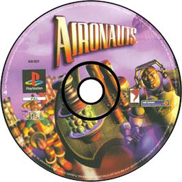 Artwork on the Disc for Aironauts on the Sony Playstation.